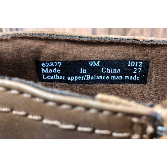 Clarks Brown Leather Block Heel Ankle Boots Side Zip Booties Womens 9 M (k7r) - Picture 10 of 10